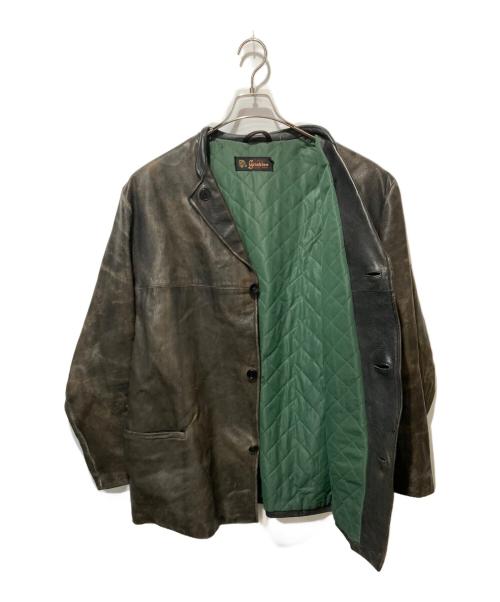 AKTA GETSKINN（アクタ ゲスキン）AKTA getskinn (アクタ ゲスキン) カーコートレザージャケット ブラック サイズ:56の古着・服飾アイテム