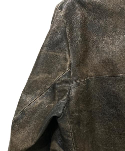 AKTA GETSKINN（アクタ ゲスキン）AKTA getskinn (アクタ ゲスキン) カーコートレザージャケット ブラック サイズ:56の古着・服飾アイテム