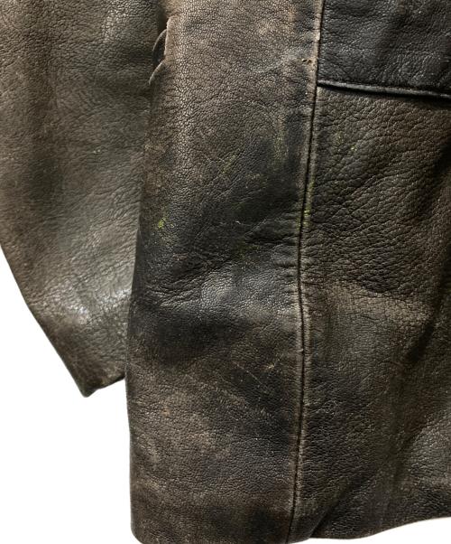 AKTA GETSKINN（アクタ ゲスキン）AKTA getskinn (アクタ ゲスキン) カーコートレザージャケット ブラック サイズ:56の古着・服飾アイテム