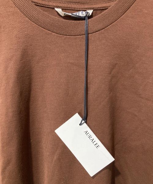 AURALEE（オーラリー）AURALEE (オーラリー) LUSTER PLAITING L/S TEE ブラウン サイズ:1の古着・服飾アイテム