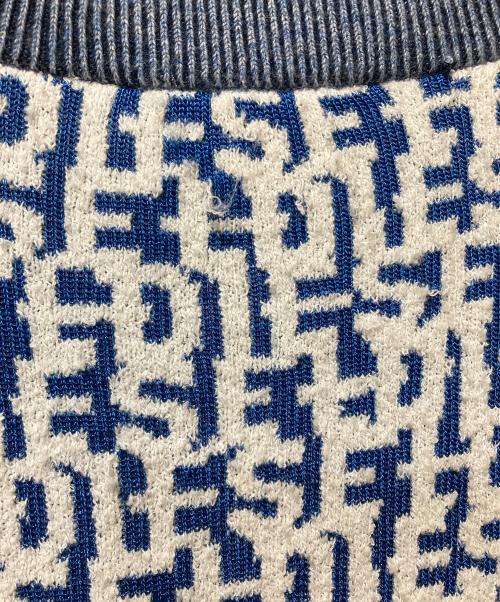 DIESEL（ディーゼル）DIESEL (ディーゼル) M-ALLORCAジップカーディガン ホワイト サイズ:Mの古着・服飾アイテム