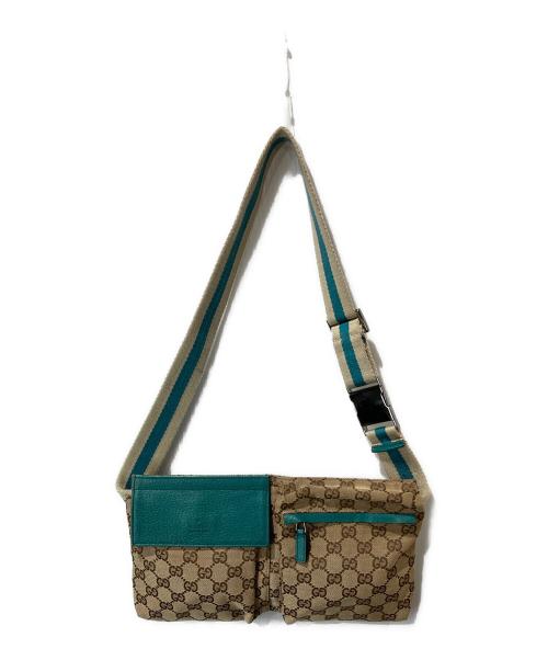 GUCCI（グッチ）GUCCI (グッチ) ウエストポーチ ブラウンの古着・服飾アイテム