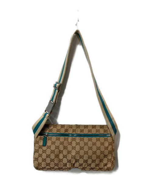 GUCCI（グッチ）GUCCI (グッチ) ウエストポーチ ブラウンの古着・服飾アイテム
