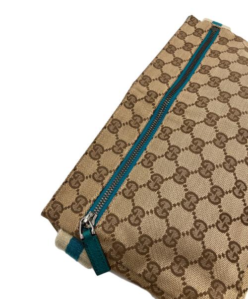 GUCCI（グッチ）GUCCI (グッチ) ウエストポーチ ブラウンの古着・服飾アイテム
