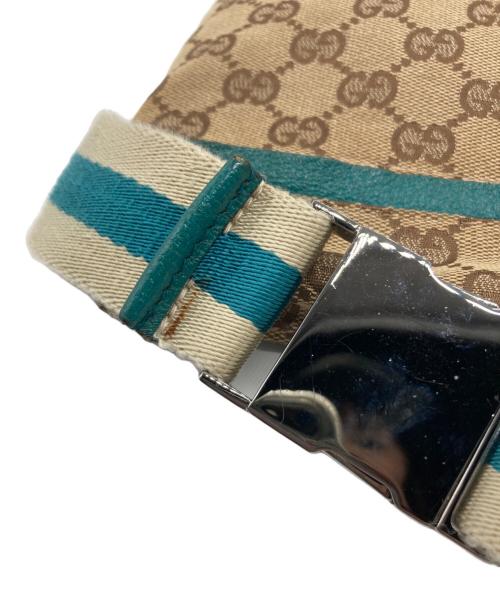 GUCCI（グッチ）GUCCI (グッチ) ウエストポーチ ブラウンの古着・服飾アイテム