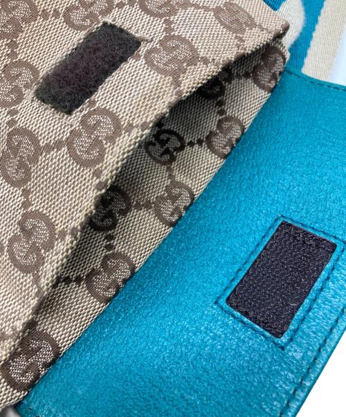 GUCCI（グッチ）GUCCI (グッチ) ウエストポーチ ブラウンの古着・服飾アイテム