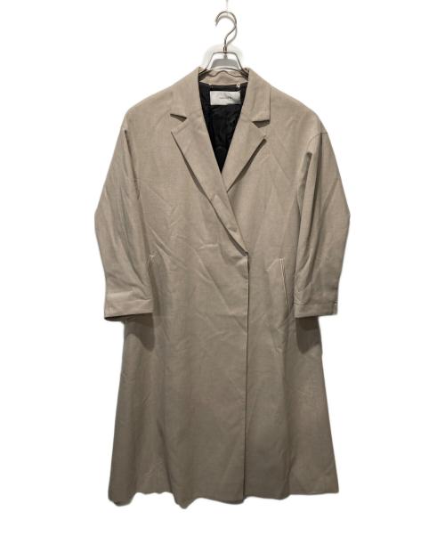 ADORE（アドーア）ADORE (アドーア) ツイルセミダブルチェスターコート グレー サイズ:38の古着・服飾アイテム