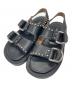 Caminando HTC（カミナンド エイチティーシー）の古着「Caminando HTC DOUBLE STRAP SANDAL」｜ブラック