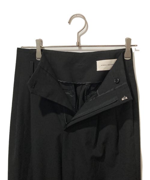 AEWEN MATOPH（イウエン マトフ）AEWEN MATOPH (イウエン マトフ) ハイウエストベルトパンツ ブラック サイズ:36の古着・服飾アイテム