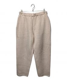 HOMME PLISSE ISSEY MIYAKE（オム プリッセ イッセイ ミヤケ）の古着「RUSTIC KNIT」｜ピンク