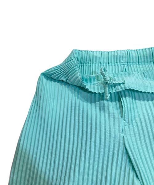 HOMME PLISSE ISSEY MIYAKE（オム プリッセ イッセイ ミヤケ）HOMME PLISSE ISSEY MIYAKE (オム プリッセ イッセイ ミヤケ) AERIAL プリーツパンツ グリーン サイズ:1の古着・服飾アイテム