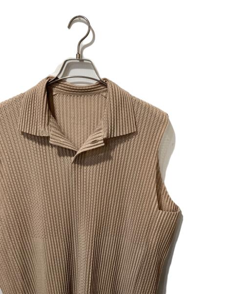 HOMME PLISSE ISSEY MIYAKE（オム プリッセ イッセイ ミヤケ）HOMME PLISSE ISSEY MIYAKE (オム プリッセ イッセイ ミヤケ) LIGHT MESH ブラウン サイズ:2の古着・服飾アイテム