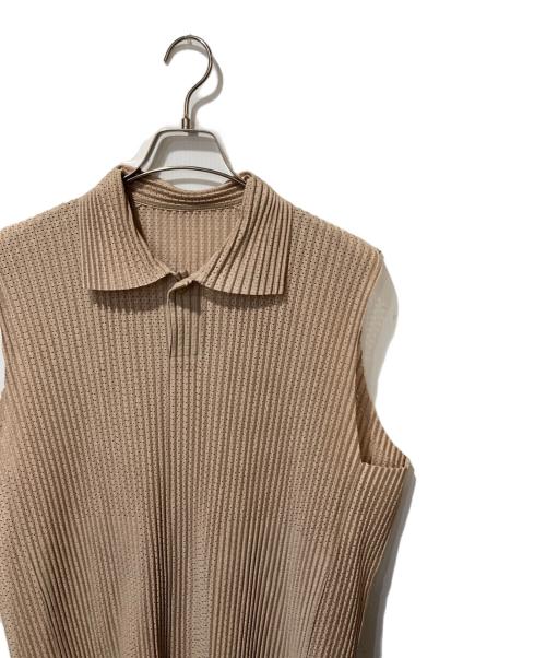 HOMME PLISSE ISSEY MIYAKE（オム プリッセ イッセイ ミヤケ）HOMME PLISSE ISSEY MIYAKE (オム プリッセ イッセイ ミヤケ) LIGHT MESH ブラウン サイズ:2の古着・服飾アイテム