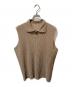 HOMME PLISSE ISSEY MIYAKE（オム プリッセ イッセイ ミヤケ）の古着「LIGHT MESH プリーツノースリーブカットソー」｜ブラウン