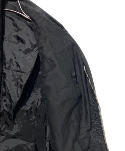 RICK OWENS（リックオウエンス）RICK OWENS (リックオウエンス) ラムレザージャケット ブラック サイズ:42の古着・服飾アイテム