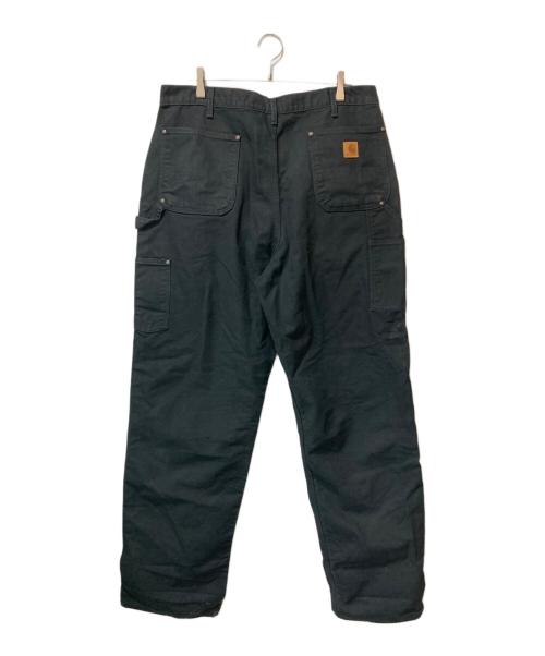 CarHartt（カーハート）CarHartt (カーハート) ダブルニーペインターパンツ ブラック サイズ:38×34の古着・服飾アイテム