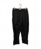 ATONエイトン）の古着「HAND DYED NYLON | UTILITY PANTS」｜ブラック