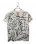 BALMAIN（バルマン）の古着「総柄プリント Tシャツ」｜ホワイト