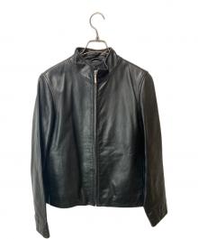 GAP（ギャップ）の古着「シングルライダースジャケット」｜ブラック