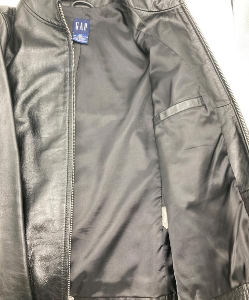 GAP（ギャップ）GAP (ギャップ) シングルライダースジャケット ブラック サイズ:XSの古着・服飾アイテム