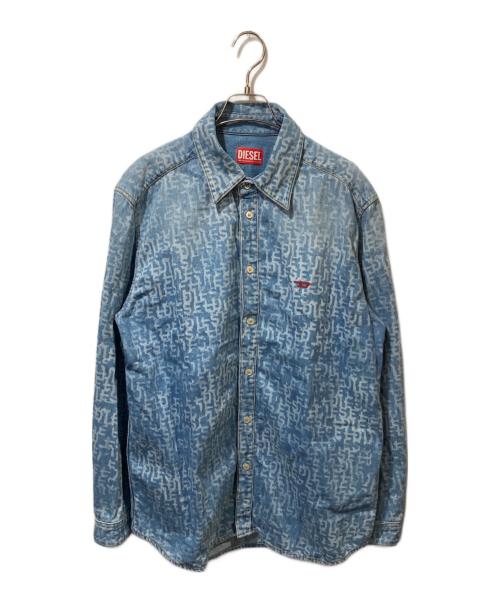 DIESEL（ディーゼル）DIESEL (ディーゼル) D-SIMPLY デニムシャツ インディゴ サイズ:Mの古着・服飾アイテム