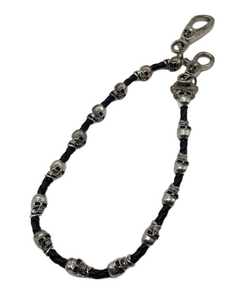 Roen（ロエン）Roen (ロエン) スカルモチーフウォレットチェーン ブラックの古着・服飾アイテム