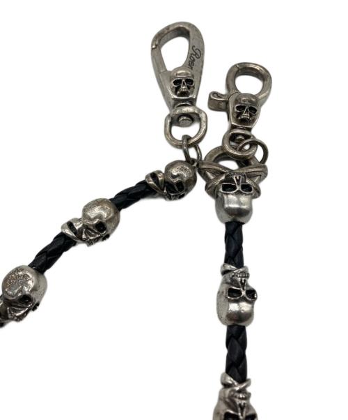 Roen（ロエン）Roen (ロエン) スカルモチーフウォレットチェーン ブラックの古着・服飾アイテム