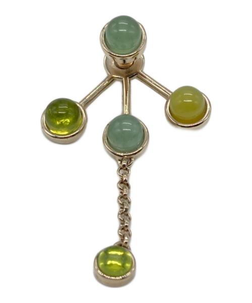 Chloe（クロエ）Chloe (クロエ) ゾディアックセットピアス グリーンの古着・服飾アイテム