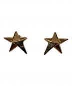 Salvatore Ferragamoサルヴァトーレ フェラガモ）の古着「スターモチーフピアス」｜ゴールド