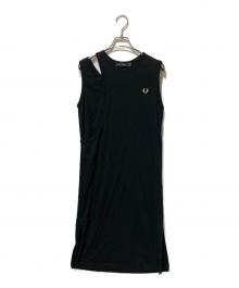 FRED PERRY（フレッドペリー）の古着「Layered Ringer Dress」｜ブラック