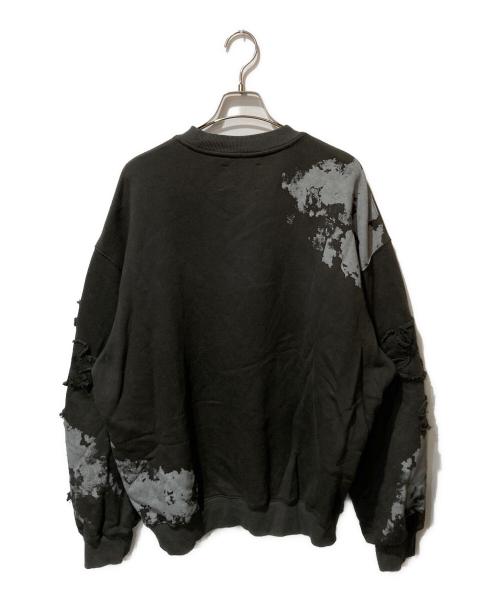 MAISON SPECIAL（メゾンスペシャル）MAISON SPECIAL (メゾンスペシャル) Flower Patch Prime-Over Crew Neck Sweatshirt グレー サイズ:1の古着・服飾アイテム