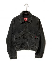 DIESEL（ディーゼル）の古着「DE-TRACY デニムジャケット」｜グレー