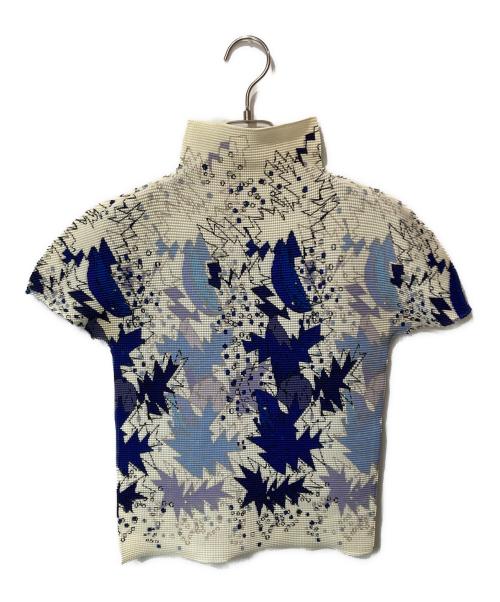 me ISSEY MIYAKE（ミーイッセイ ミヤケ）me ISSEY MIYAKE (ミーイッセイ ミヤケ) モヒートハイネックトップ マルチカラー サイズ:記載なしの古着・服飾アイテム