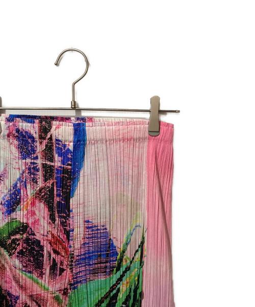 PLEATS PLEASE（プリーツプリーズ）PLEATS PLEASE (プリーツプリーズ) TROPICAL WINTER プリーツパンツ マルチカラー サイズ:3の古着・服飾アイテム