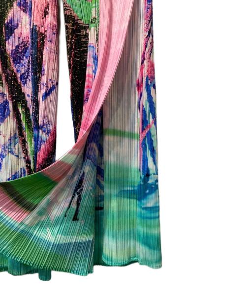 PLEATS PLEASE（プリーツプリーズ）PLEATS PLEASE (プリーツプリーズ) TROPICAL WINTER プリーツパンツ マルチカラー サイズ:3の古着・服飾アイテム