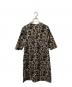 'S Max Mara (エスマックスマーラ) 総柄ロングワンピース ブラウン サイズ:36：10000円