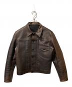WAREHOUSEウエアハウス）の古着「ホースハイドレザージャケット」｜ブラウン