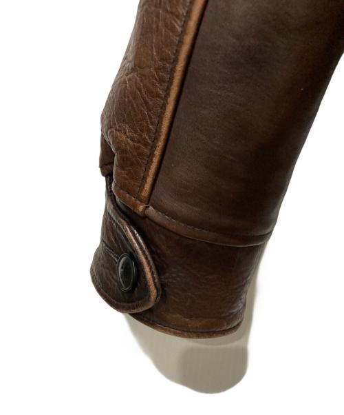 WAREHOUSE（ウエアハウス）WAREHOUSE (ウエアハウス) ホースハイドレザージャケット ブラウン サイズ:38の古着・服飾アイテム