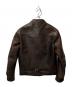 WAREHOUSE (ウエアハウス) ホースハイドレザージャケット ブラウン サイズ:38：50000円