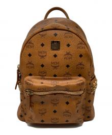 MCM（エムシーエム）の古着「サイドスタッズリュック」｜ブラウン