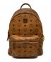 MCM（エムシーエム）の古着「サイドスタッズリュック」｜ブラウン