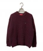 SUPREMEシュプリーム）の古着「Waffle Small Box Sweater」｜レッド