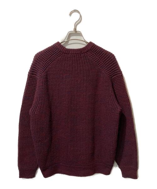 SUPREME（シュプリーム）Supreme (シュプリーム) Waffle Small Box Sweater レッド サイズ:Mの古着・服飾アイテム