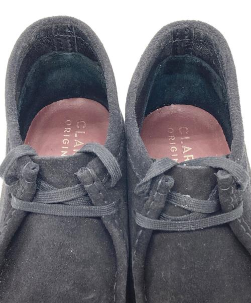 CLARKS（クラークス）CLARKS (クラークス) Wallabee Boot Black Suede ブラック サイズ:28㎝の古着・服飾アイテム