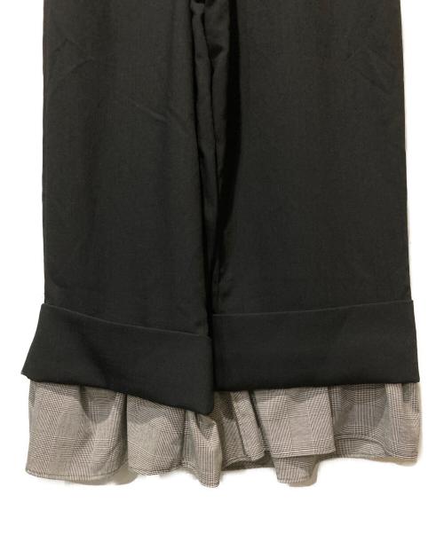 ENFOLD（エンフォルド）ENFOLD (エンフォルド) デザインパンツ ブラック サイズ:36の古着・服飾アイテム