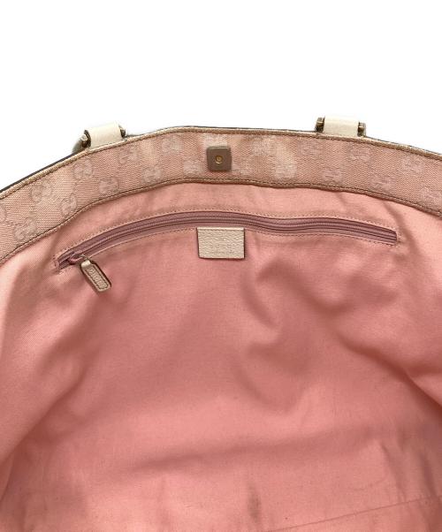 GUCCI（グッチ）GUCCI (グッチ) トートバッグ ホワイトの古着・服飾アイテム