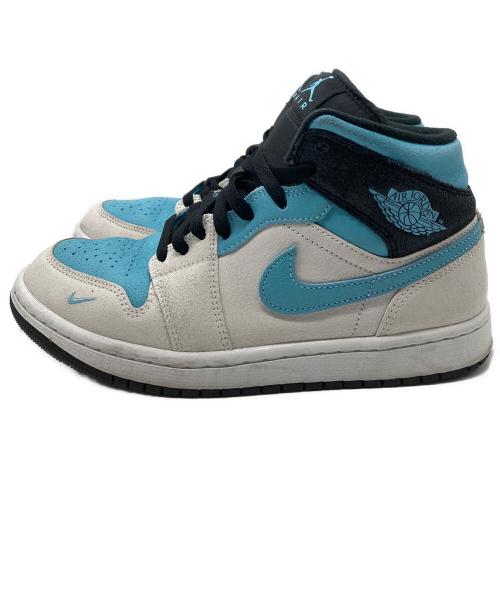 NIKE（ナイキ）NIKE (ナイキ) AIR JOTDAN 1 MID SE ブルー サイズ:26cmの古着・服飾アイテム