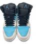 中古・古着 NIKE (ナイキ) AIR JOTDAN 1 MID SE ブルー サイズ:26cm：7000円