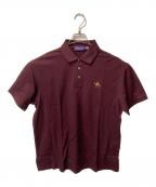 RALPH LAUREN Purple Labelラルフ ローレン パープル レーベル）の古着「ポロシャツ」｜エンジ