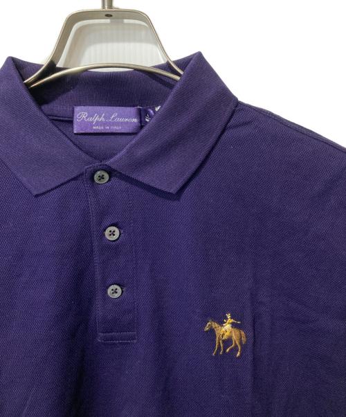 RALPH LAUREN Purple Label（ラルフ ローレン パープル レーベル）RALPH LAUREN Purple Label (ラルフ ローレン パープル レーベル) ポロシャツ パープル サイズ:Lの古着・服飾アイテム